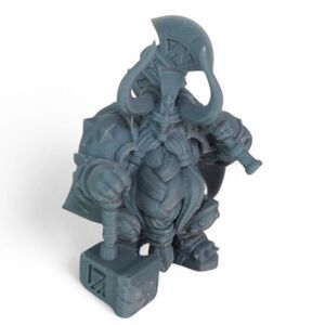 Luther the Dwarven King Mini Miniature 3D Resin Print  DnD Figure Unpainted